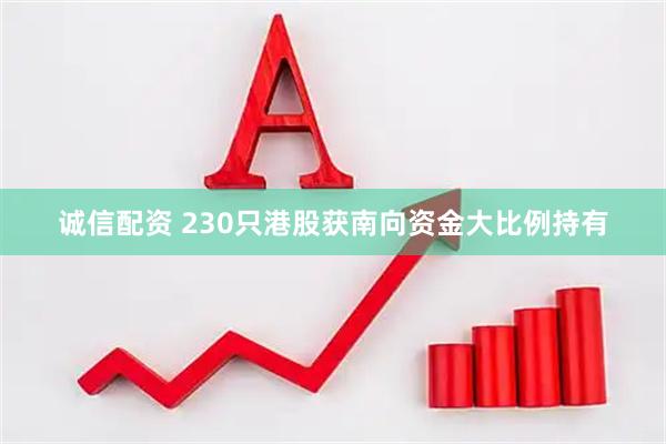 诚信配资 230只港股获南向资金大比例持有